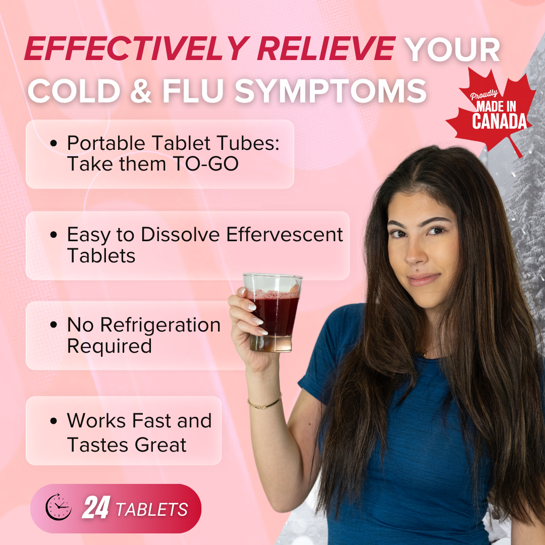 Liposomal C-Buster Cold & Flu Relief Effervescent Tablets