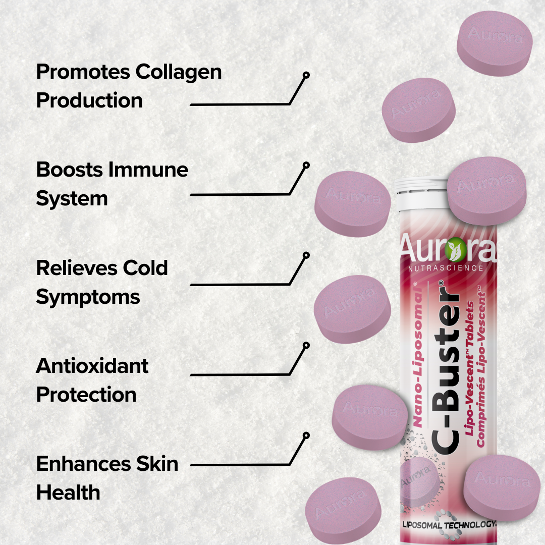 Liposomal C-Buster Cold & Flu Relief Effervescent Tablets