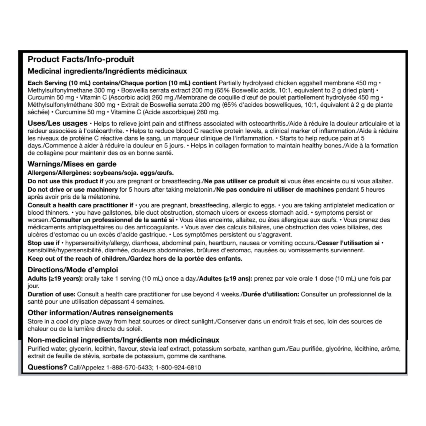 Liquid Liposomal Clinically Proven Joint Support Packets