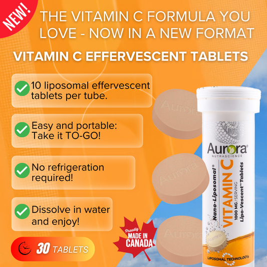 Liposomal Vitamin C 1000mg Effervescent Tablets
