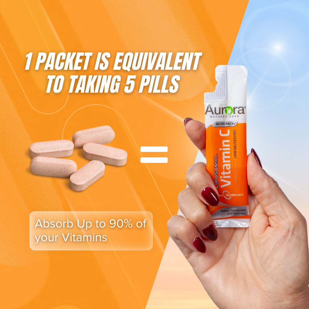Vitamine C liposomale 1000 mg | Sachets liquides à usage unique