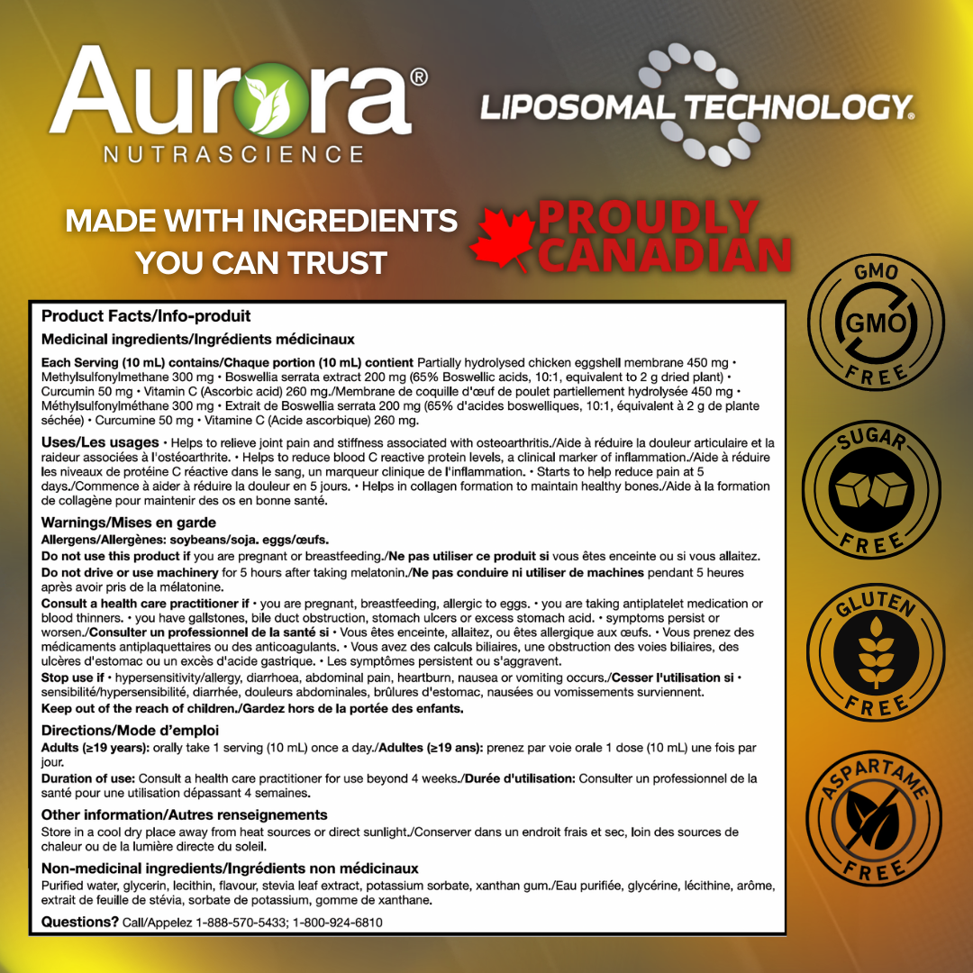 Liquid Liposomal Clinically Proven Joint Support Packets