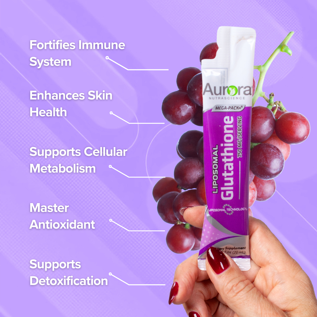 Glutathion liposomal 750 mg | Sachets liquides à usage unique
