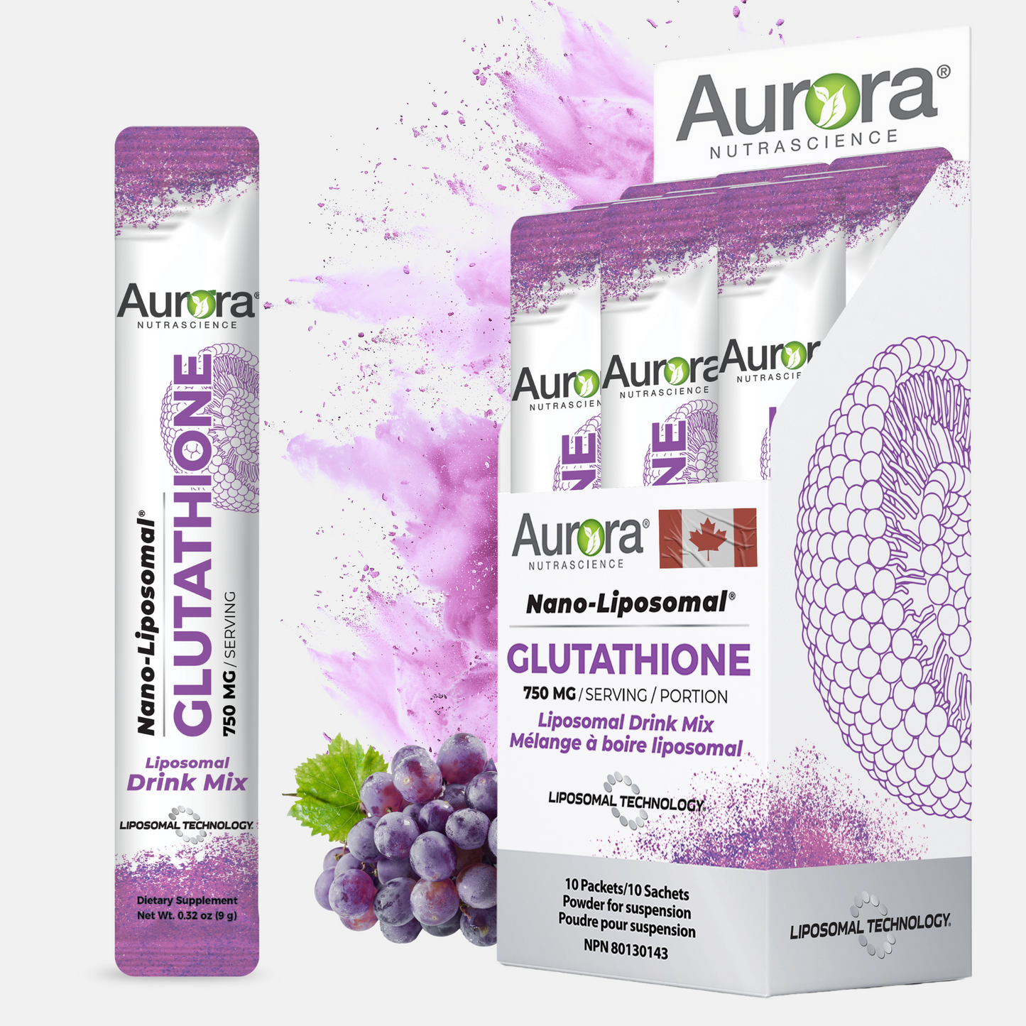 Glutathion liposomal 750 mg | Granulés à usage unique