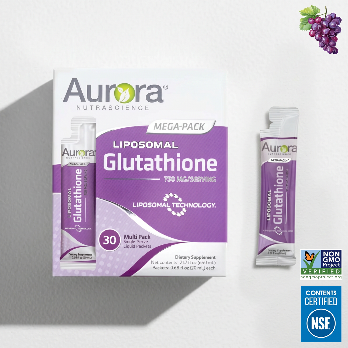 Liquid Liposomal Glutathione 750mg Packets