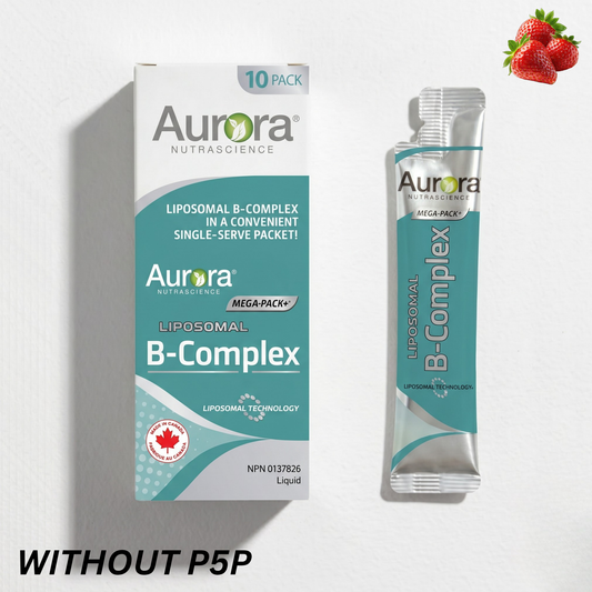 Liposomal Vitamin B Complex with 2000mg Vitamin C Liquid Packets (Without P5P)