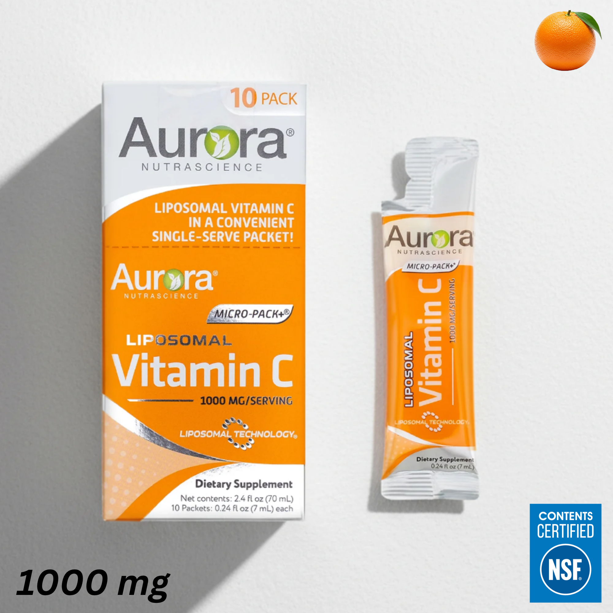 1000mg Liposomal Vitamin C Liquid Packets