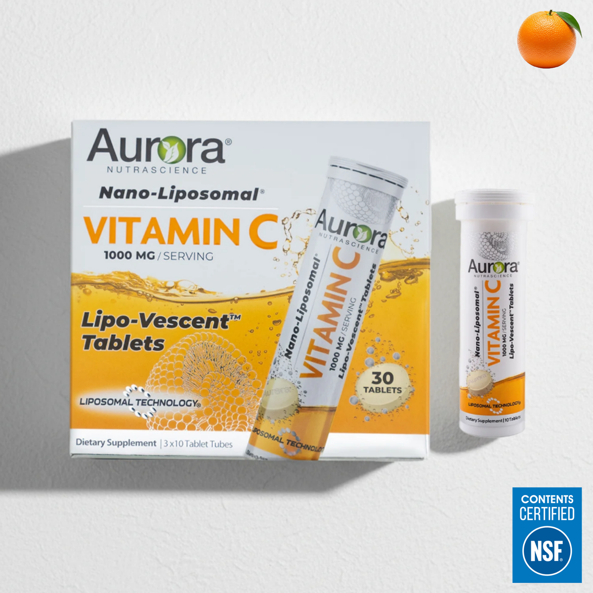 Liposomal Vitamin C 1000mg Effervescent Tablets