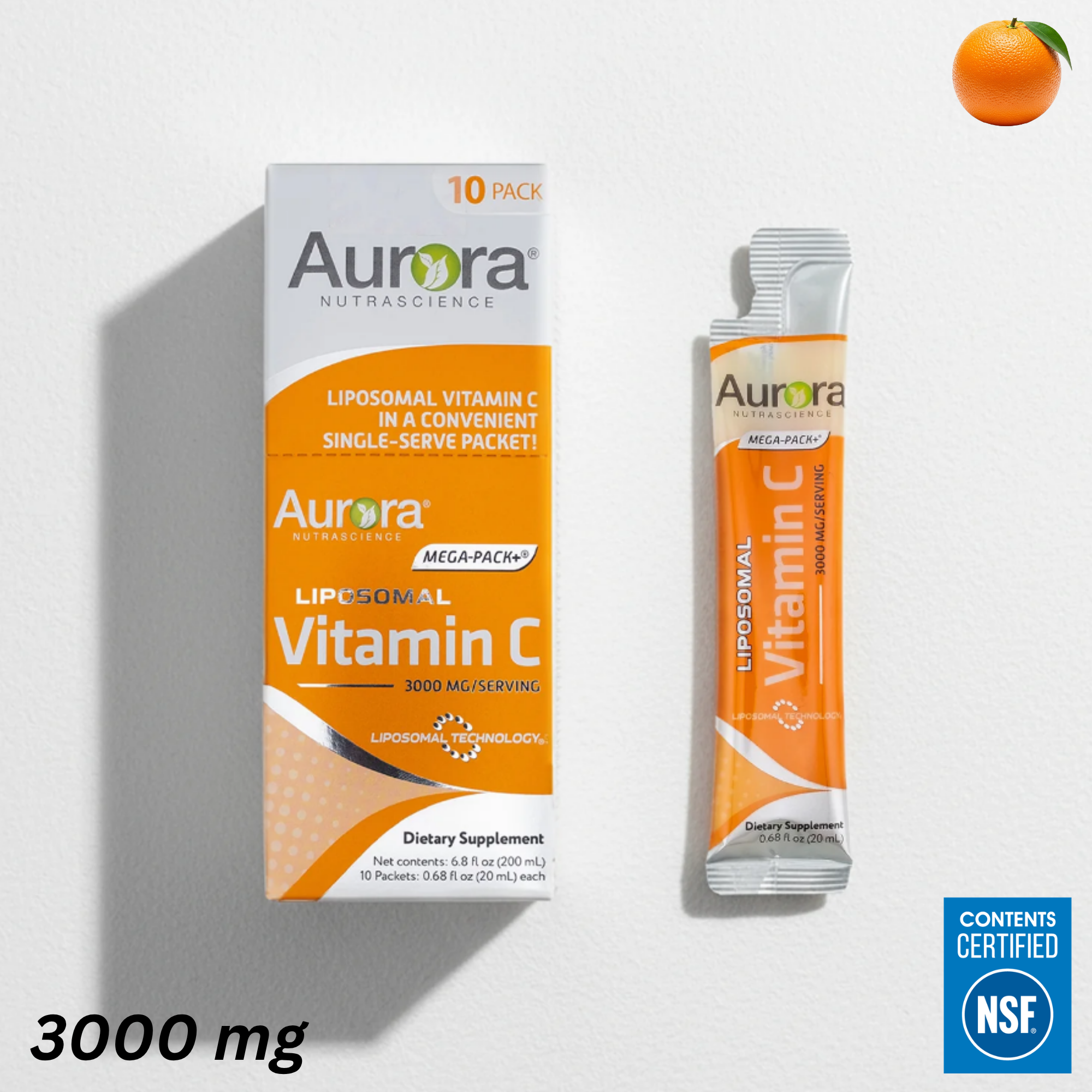 3000mg Liposomal Vitamin C Liquid Packets