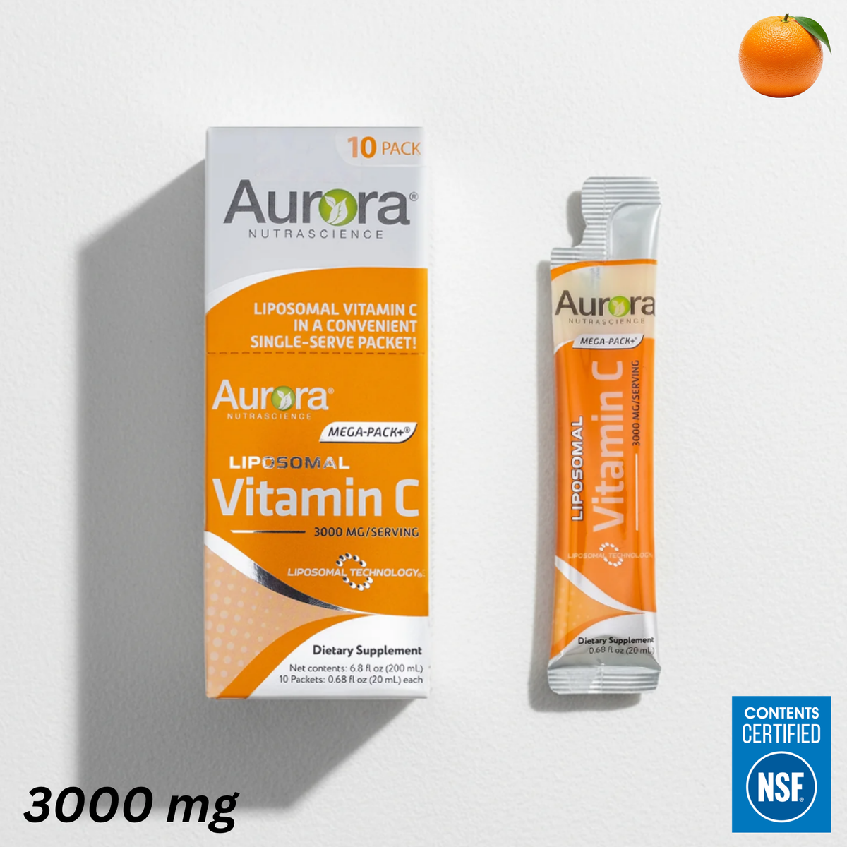 3000mg Liposomal Vitamin C Liquid Packets