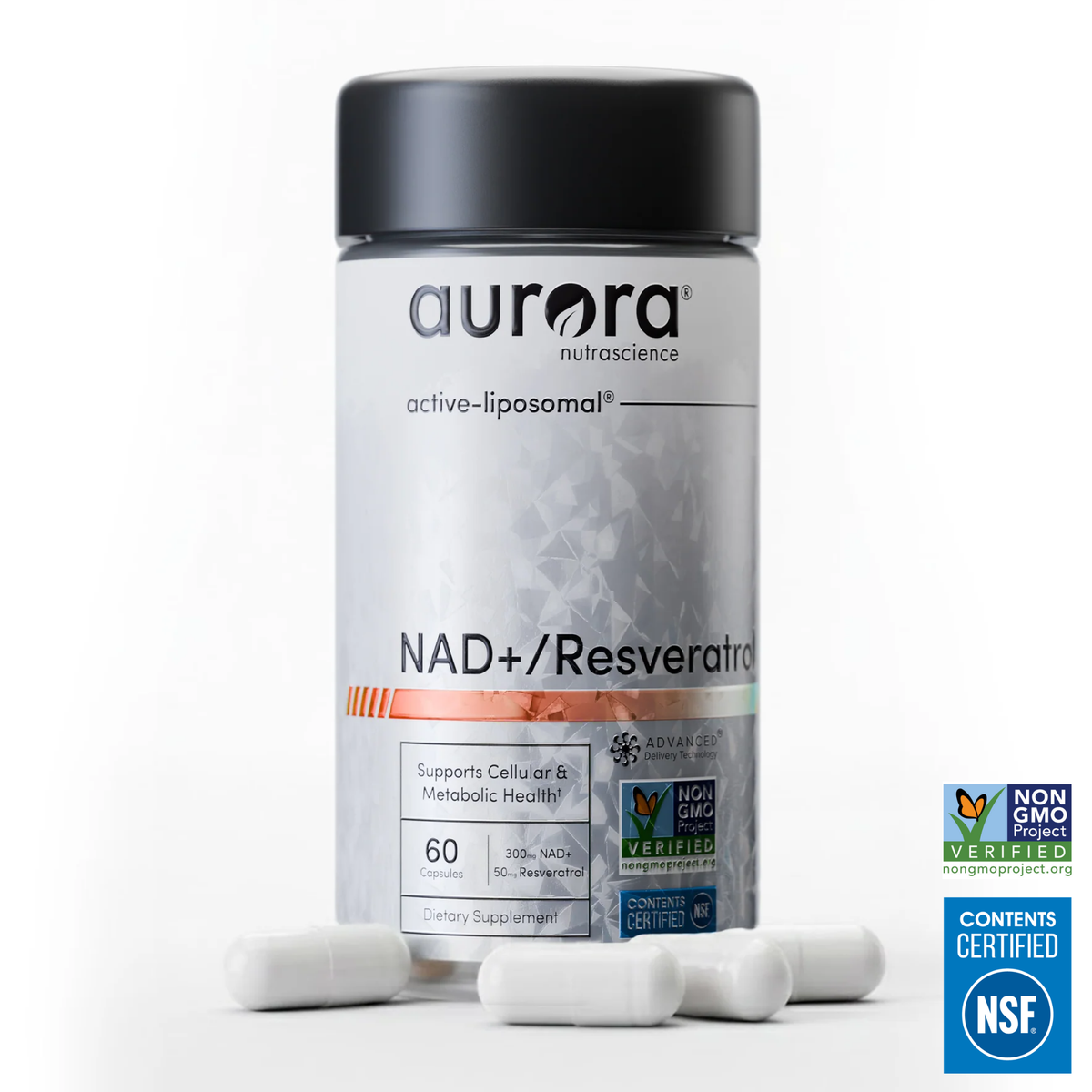 NAD+/Resveratrol Liposomal Wellness Capsules
