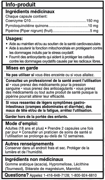 CoQ10/PQQ Liposomal Wellness Capsules