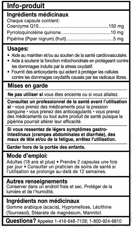 CoQ10/PQQ Liposomal Wellness Capsules