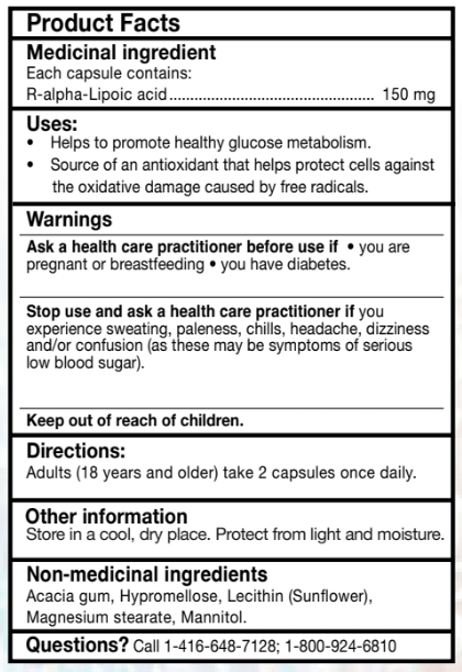 R- Alpha Lipoic Acid Liposomal Wellness Capsules