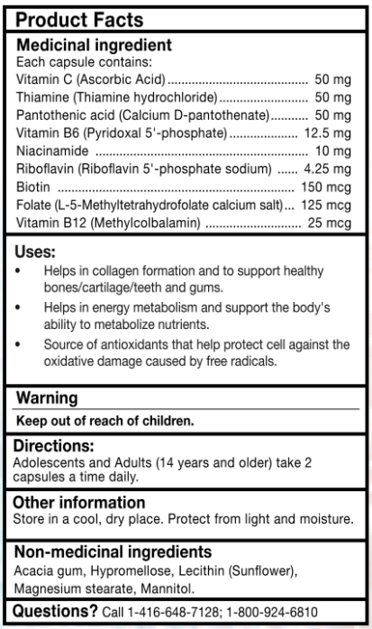 Vitamin B-Complex Liposomal Wellness Capsules