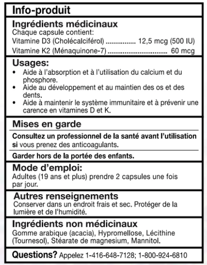 Vtamin D/K2 Liposomal Wellness Capsules