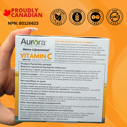 Liposomal Vitamin C 1000mg Effervescent Tablets