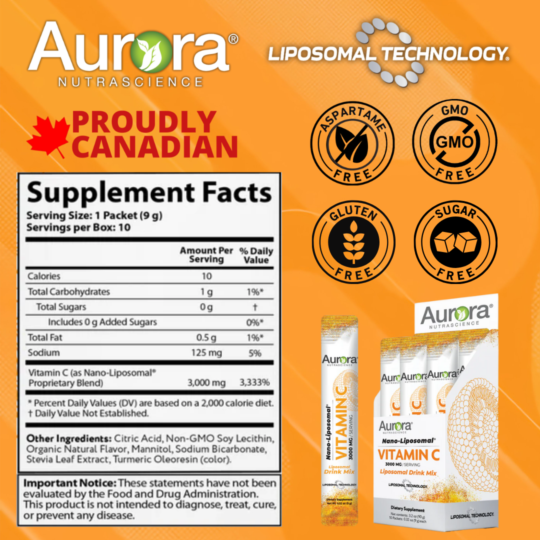 Dry Granule Liposomal Vitamin C 3000mg Packets